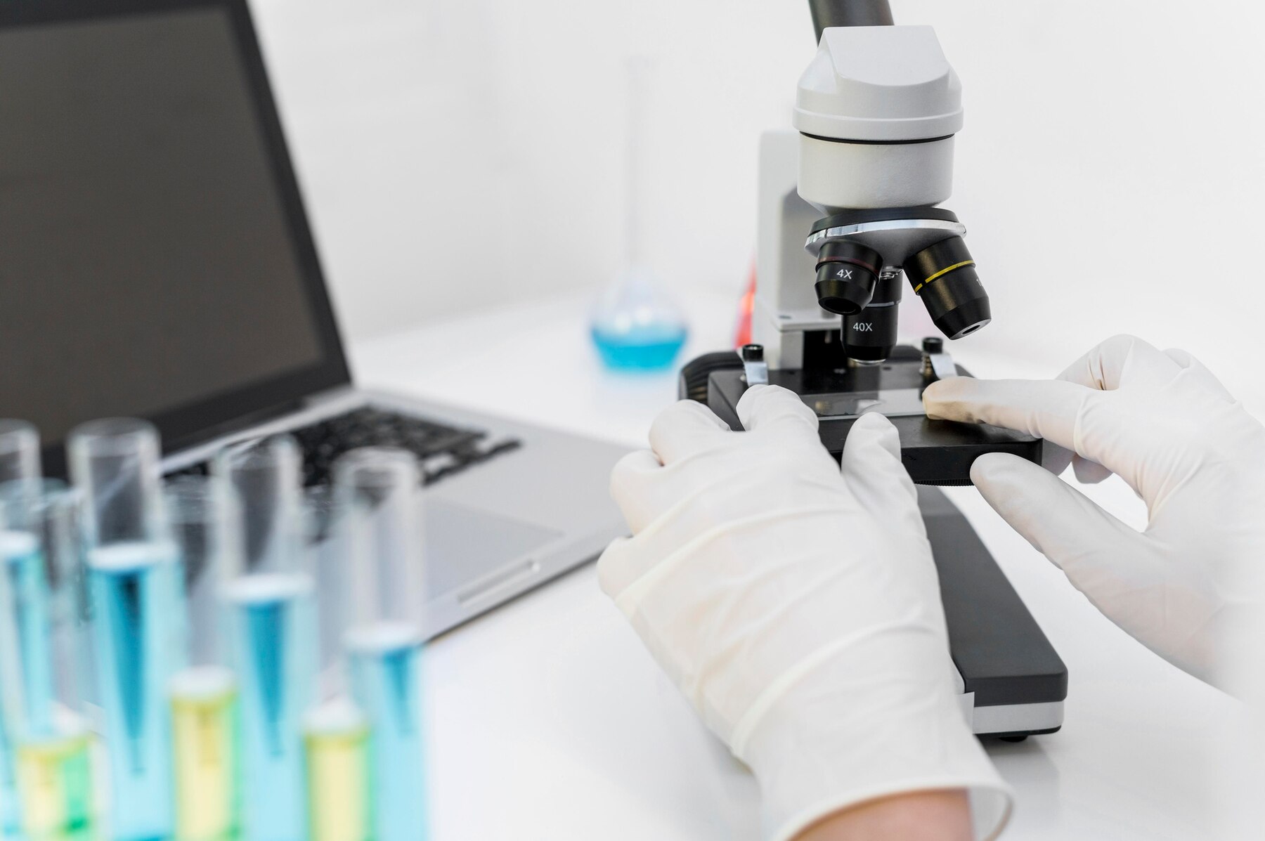 laboratory equipment used for chemical analysis and lab testing of supplements